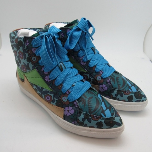 Coach Shoes - Coach floral pointy toe hightops